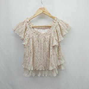 ◇ ⊂Φ JILL STUART ジル スチュアート 総レース 半袖 カットソー サイズFR ピンク系 レディース E