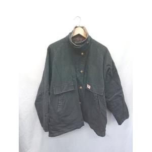 ■ ⊆ JaVa ジャバ コーデュロイ 長袖 ジャンパー サイズL ブラック メンズ E