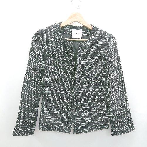 ◇ ⊂ UMA ESTNATION ユマエストネーション ツイード ワンピース ジャケット サイズ4...