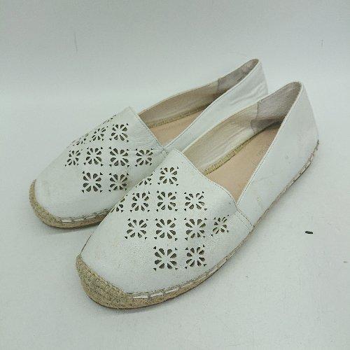 ◇ Θ KATE SPADE NEW YORK パンチング フラット エスパドリーユ サイズ8M ホ...