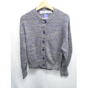 ◇ ⊆ CITEN シテン UNITED ARROWS メランジ 長袖 カーディガン サイズF ブル...