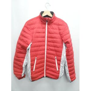 ◇ ⊆ onesider ワンサイダー ゴルフウェア 長袖 ダウン ジャケット サイズM レッド系 ...