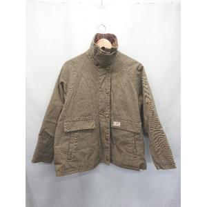 ◇ ⊇ JaVa ジャバ 長袖 ジャケット ブルゾン サイズM カーキ系 レディース E