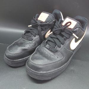 ◇ Θ NIKE ナイキ ABCMART 限定 エアフォース 1 07 ブラッククリムゾン サイズ25.5 ブラック系　ピンク系 レディース E