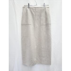 ◇ ⊆ Simplicite シンプリシテェ スエード調 膝下丈 タイト スカート サイズ表記なし ...