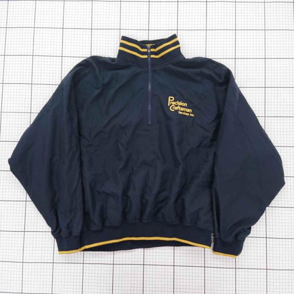 ◇ ⊇ JaVa ジャバ ハーフジップ 長袖 プルオーバー サイズL ネイビー系 レディース E