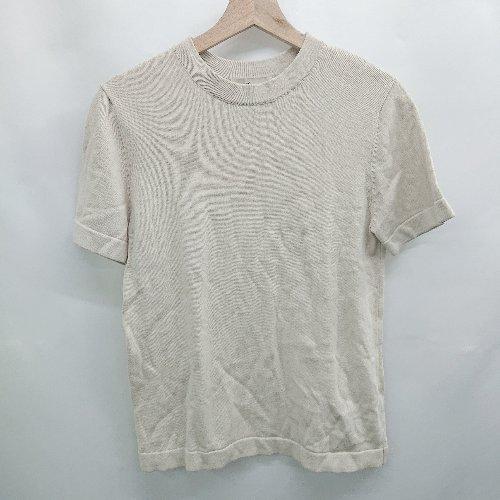 ◇ ⊂ MOUSSY マウジー 大人女子 キレイめ シンプル 半袖 サマーニット サイズフリー ベー...