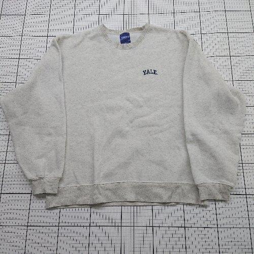 ◇ ⊇ yale university シンプル系 長袖 スウェットＴシャツ サイズL グレー系 メ...