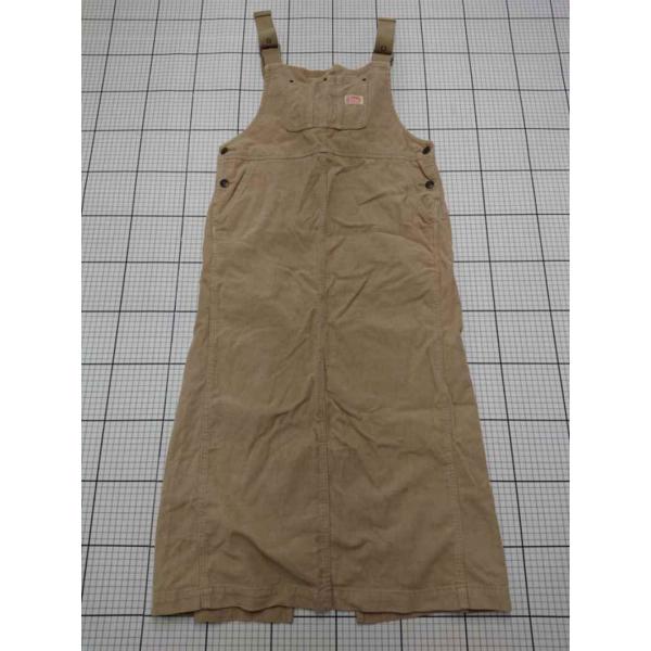 ◇ Θ JaVa コーデュロイジャンパースカート ベージュ系 Lサイズ レディース E
