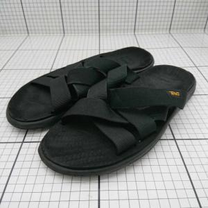 ◇ ⊂ Teva テバ シンプル カジュアル サンダル サイズ27cm ブラック系 メンズ E