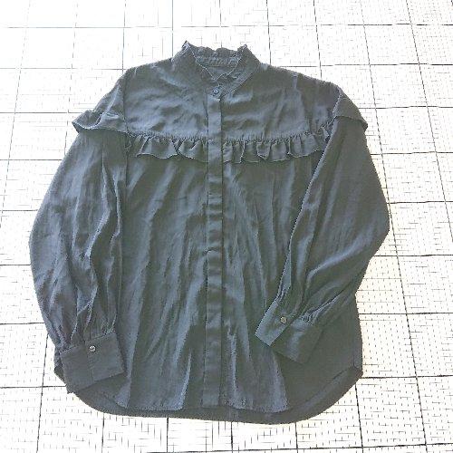 ◇ Θ AG by aquagirl エージーバイアクアガール フリルカラー 長袖 シャツ ブラウス...