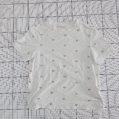 ◇ ⊂ jumelle ジュメロ ハート刺? 半袖 Tシャツ カットソー サイズ ホワイト系 レディ...