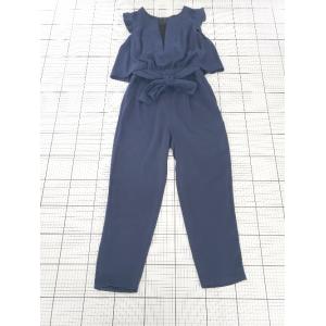 ◇ Θ JILL STUART ジル スチュアート ノースリーブ オールインワン サイズS ネイビー系 レディース E