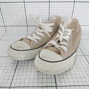 ◇ Θ converse コンバース 1CL129 ALL STAR COLORS OX スニーカー サイズ24.0ｃｍ ベージュ系 レディース E