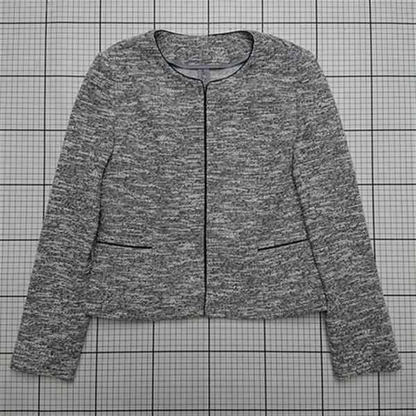 ◇ Θ 【ドゥアルシーヴ Doux archives】ノーカラージャケット 9R グレー系 レディー...