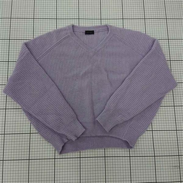 ◇ ⊇ apart by lowrys アパートバイ Vネック 長袖 ニット セーター サイズF パ...