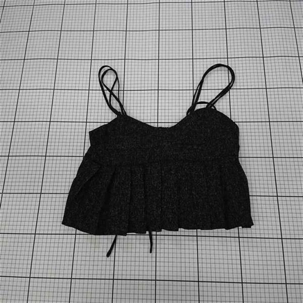 ◇ Θ 【LIAN リアン】ツイードキャミソール ブラック系 サイズF 233-311R3779 E