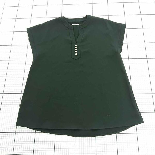 ◇ ⊂ 【エマテイラー Emma Taylor】EM221120041R パールボタン 半袖ブラウス...