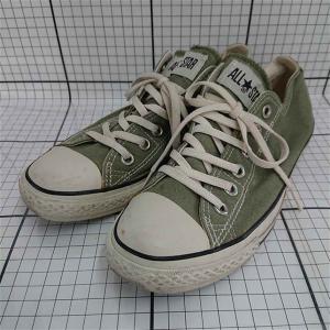 ◇ Θ コンバース Converse オールスター 1CL136 ローカットスニーカー カーキ系 23.5cm レディース E