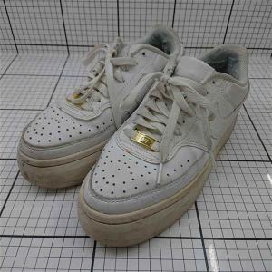 ◇ Θ ナイキ Nike エアフォース1 プラットフォーム DM0113-100 ホワイト系 スニーカー 25.5cm メンズ E