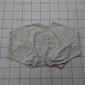 ◇ Θ ems excite エムズエキサイト EP541511G004 ロゴ刺繍スウェット グレー系 レディースF E
