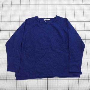 ◇ ⊇ ソウルベリー soulberry t9a0179-3 SI866B ニットセーター Lサイズ ブルー系 レディース E