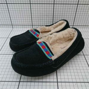 ◇ ⊇ アグ UGG 1016162 モカシン ブラック系 23cm レディース E