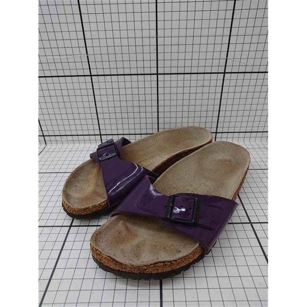 ◇ ⊂ ビルケンシュトック BIRKENSTOCK マドリッド パープル系 サンダル レディース E