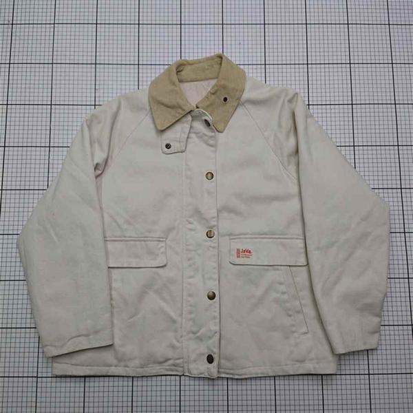 ◇ ⊇ ジャバ JaVa 285000 コットンジャケット ベージュ系 レディース M E