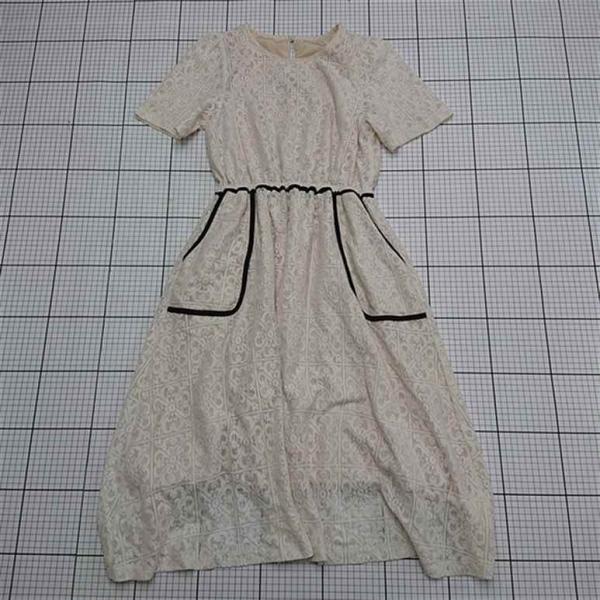 ◇ ⊂ ワンピース イデム idem IDIZI0523006 レースワンピース ベージュ系 Sサイ...