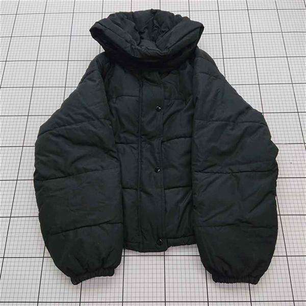 ◇ ⊇ ジャバ JaVa 中綿ダウンジャケット ブラック系 M レディース E