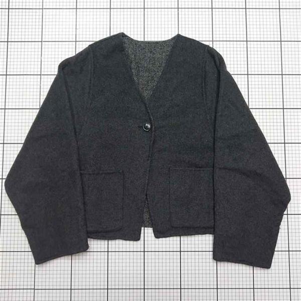 ◇ ⊇ マルゥ ユナイテッドアローズ MARW UNITED ARROWS ウールカーディガン チャ...