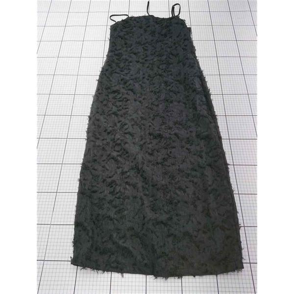 ◇ Θ アメリカーナ AMERICANA ETOP-3564 フリンジレースキャミワンピース ブラッ...