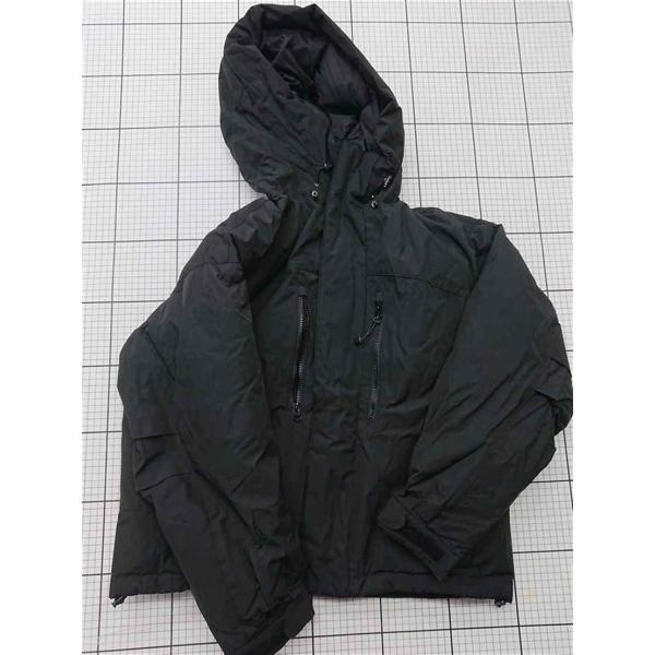 ◇ ⊇ ジーナシス JEANASIS JS071095SB 中綿フードジャケット ブラック系 レディ...