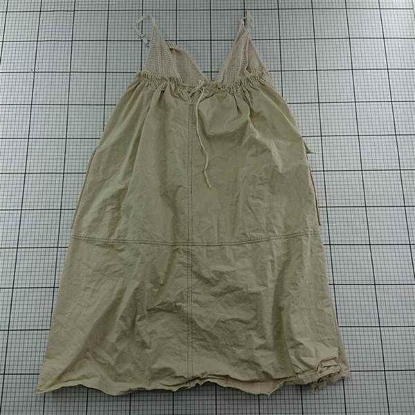 ◇ ⊂ シャンプ Ciaop C2R3645 コットンキャミワンピース ベージュ系 レディース E