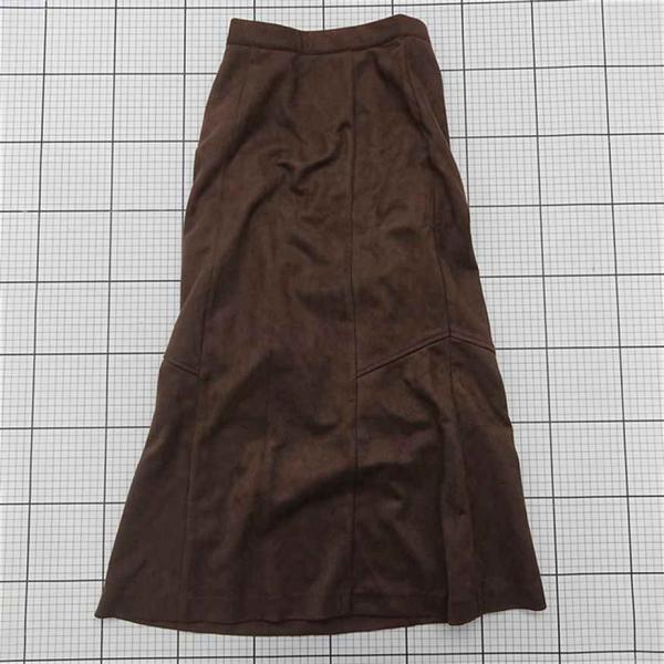 ◇ Θ ジーナシス JEANASIS JS050661TS ブラウン系ロングスカート S レディース...