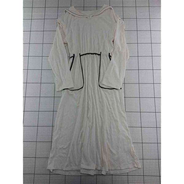 ◇ ⊂ イデム idem IDATO0422002 セーラーカラー ワンピース ホワイト系 レディー...