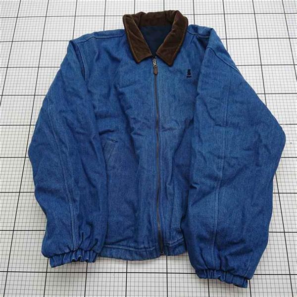 ◇ Θ イェール Yale デニムジャケット XL メンズ ブルー系 E