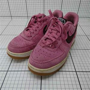 ◇ Θ ナイキ Nike エアフォース1 ロー DQ7583-600 ピンク系 スエード スニーカー レディース E
