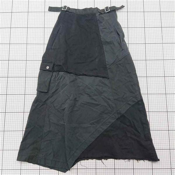 ◇ Θ ジーナシス JEANASIS JS050628AA パッチワークスカート ブラック系 レディ...