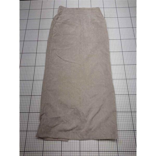 ◇ Θ ジーナシス JEANASiS JS050409MC コーデュロイタイトスカート ベージュ系 ...