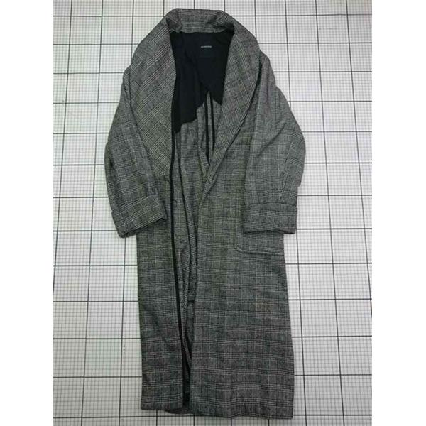 ◇ ⊇ ジーナシス JEANASIS JS071000AD グレンチェック ロングコート レディース...