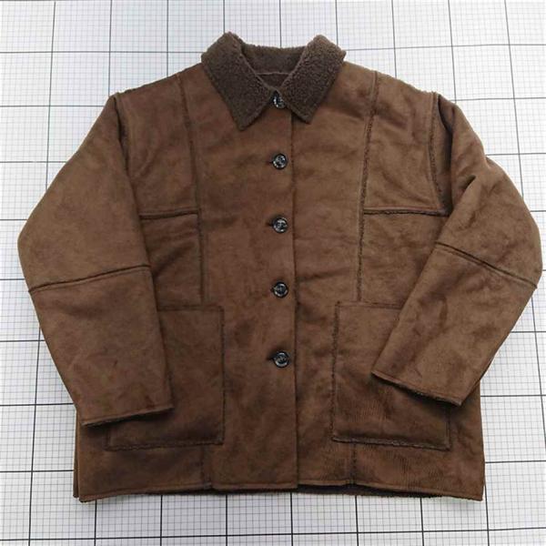 ◇ ⊇ アンジー Angie 242-316R3142 ボアジャケット ブラウン系 レディース E