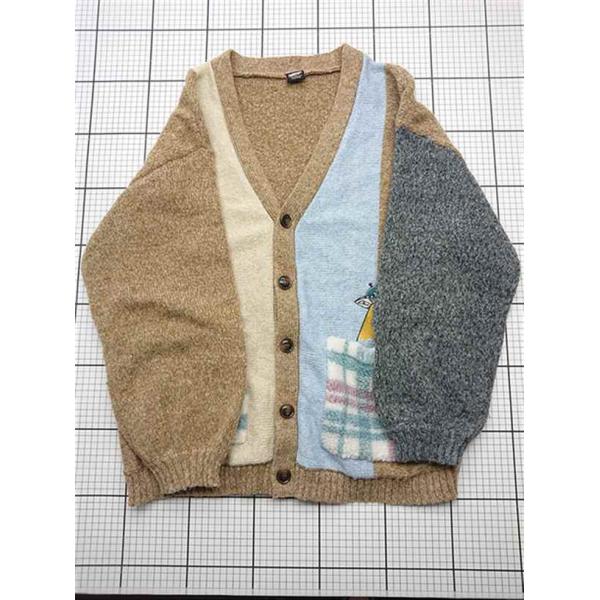 ◇ Θ スカラー ScolarParity カウUFO刺繍切替カーディガン レディース Mサイズ ベ...