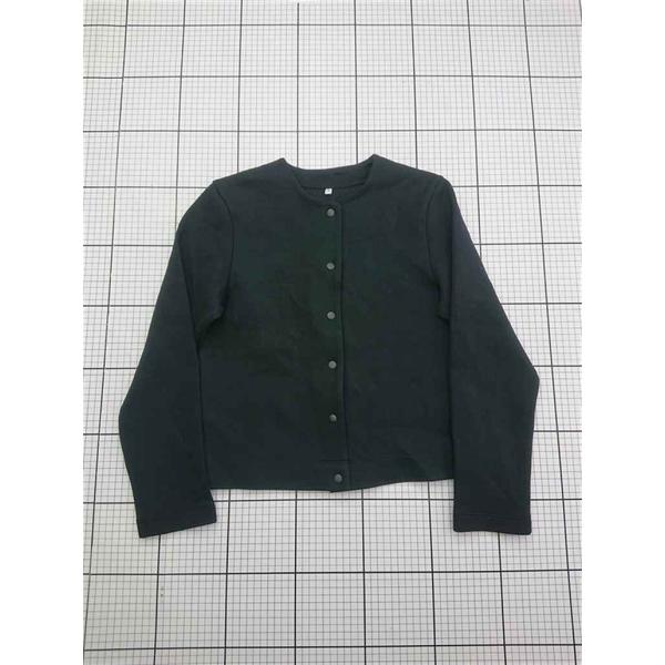 ◇ ⊇ 無印良品 MUJI BB2R1A4A クルーネックカーディガン ブラック系 Sサイズ レディ...