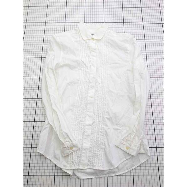 ◇ Θ イネス・ド・ラ・フレサンジュ ユニクロ UNIQLO ピンタックシャツ ホワイト系 S レデ...