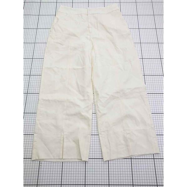 ◇ Θ ルシェルブルー LE CIEL BLEU 19S68105 ウールワイドパンツ 38 アイボ...