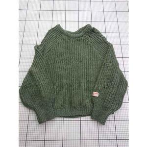 ◇ ⊇ ジャバ Java jv1020043 ケーブル編みニットセーター グリーン系 レディース L...
