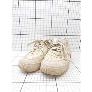 ◇ Θ ナイキ Nike エアフォース1 シャドウ DA7024-200 ベージュ系 24cm レディース E