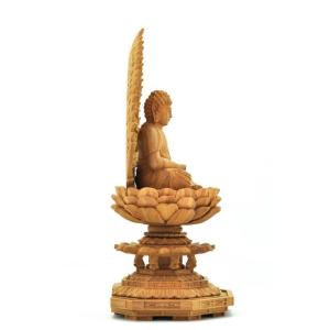仏像 天台宗 阿弥陀如来 座像 白檀八角台座 ...の詳細画像1
